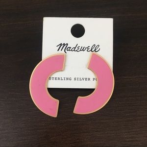 Madewell Pink Shape Earrings